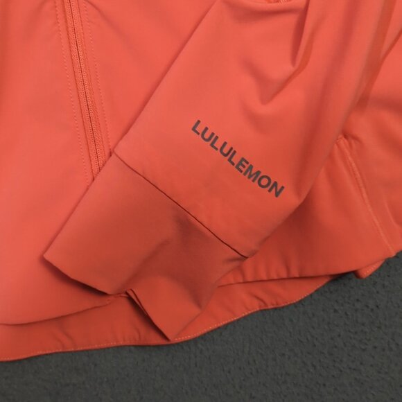Lululemon Hoodie Women's 6 Pink Mist Over Windbreaker Packable Lightweight - Picture 6 of 12